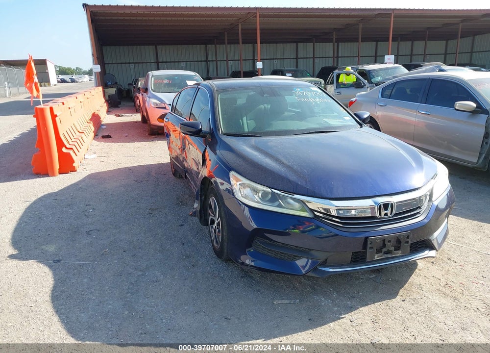 2016 HONDA ACCORD LX VIN: 1HGCR2F40GA038374