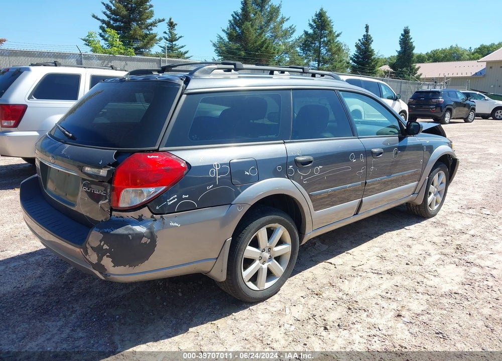 2009 SUBARU OUTBACK 2.5I VIN: 4S4BP61C197347742