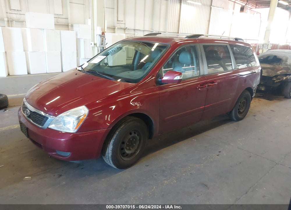2011 KIA SEDONA LX VIN: KNDMG4C78B6363496