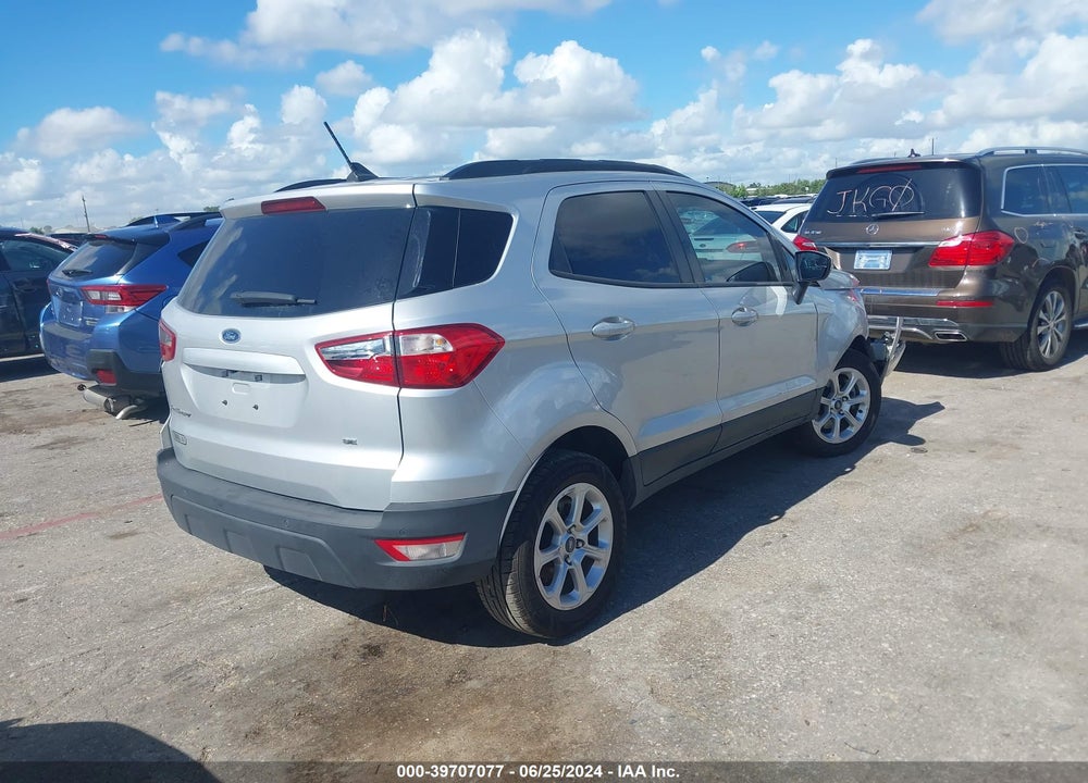 2021 FORD ECOSPORT SE VIN: MAJ3S2GE7MC455930