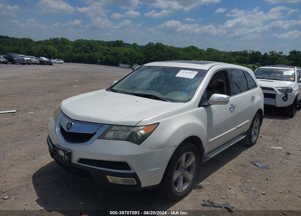 2010 ACURA MDX VIN: 2HNYD2H28AH501363