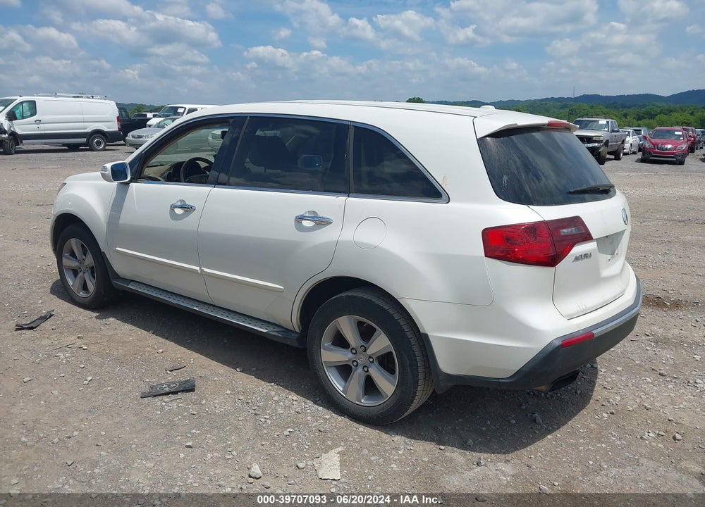 2010 ACURA MDX VIN: 2HNYD2H28AH501363
