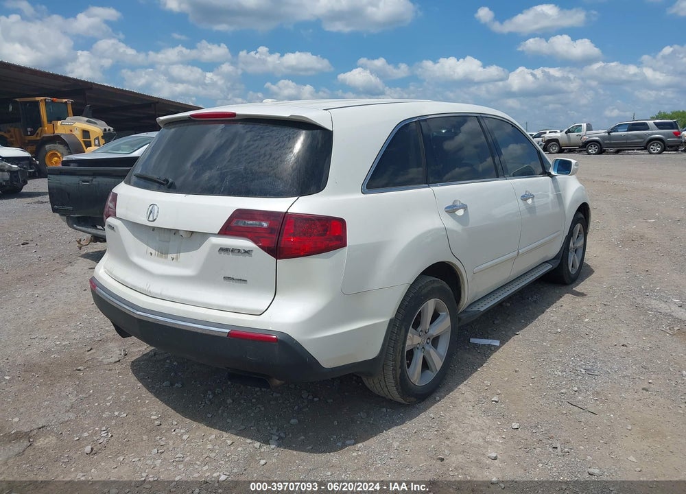 2010 ACURA MDX VIN: 2HNYD2H28AH501363