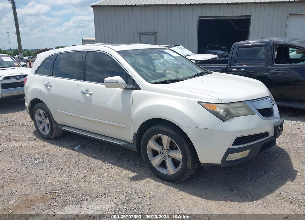 2010 ACURA MDX VIN: 2HNYD2H28AH501363