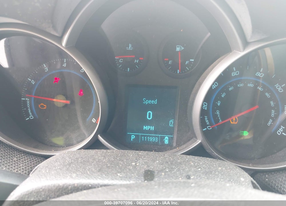 2011 CHEVROLET CRUZE ECO VIN: 1G1PJ5S98B7307178