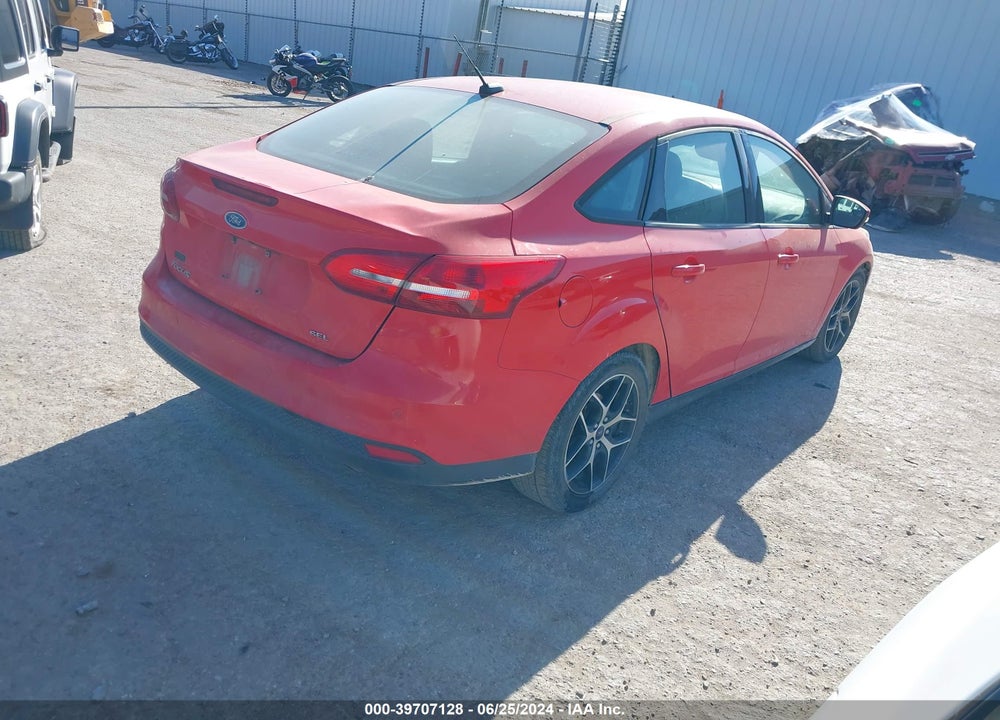 2017 FORD FOCUS SEL VIN: 1FADP3H21HL225127