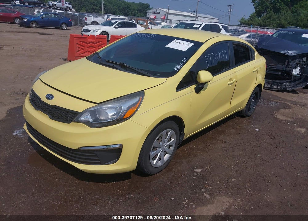 2016 KIA RIO LX VIN: KNADM4A33G6660754
