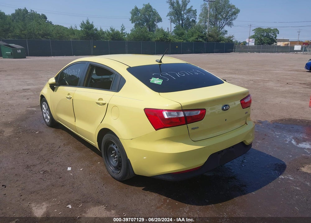 2016 KIA RIO LX VIN: KNADM4A33G6660754