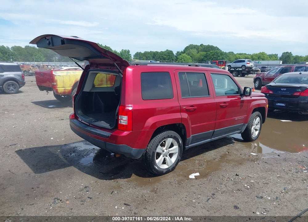 2017 JEEP PATRIOT LATITUDE 4X4 VIN: 1C4NJRFB6HD175549