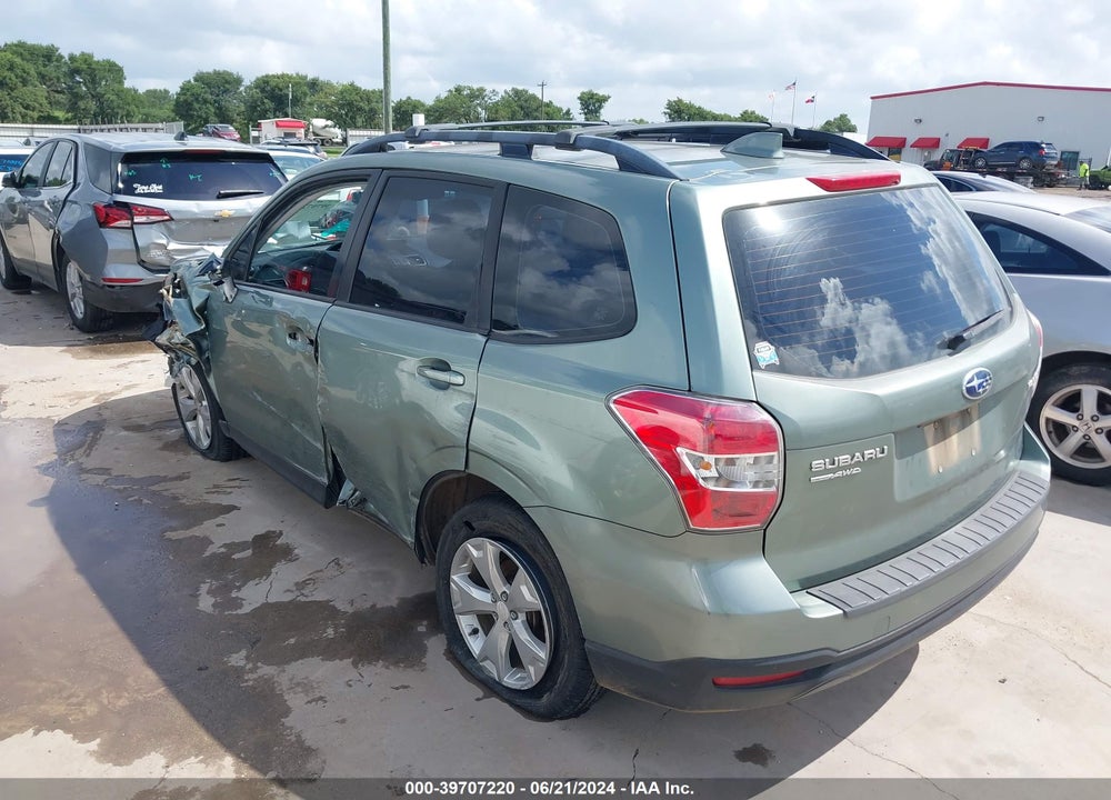 2016 SUBARU FORESTER 2.5I VIN: JF2SJABCXGH485537