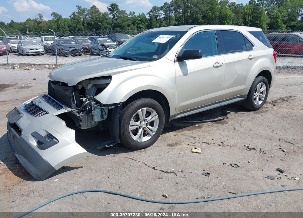 2013 CHEVROLET EQUINOX LS VIN: 1GNALBEK9DZ119854
