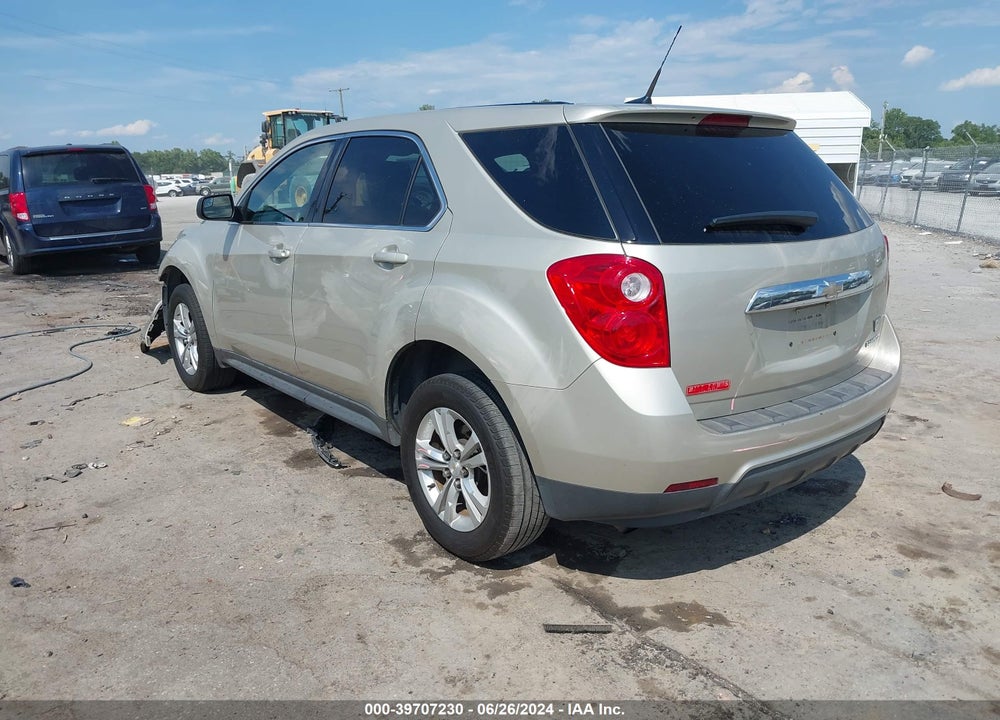 2013 CHEVROLET EQUINOX LS VIN: 1GNALBEK9DZ119854