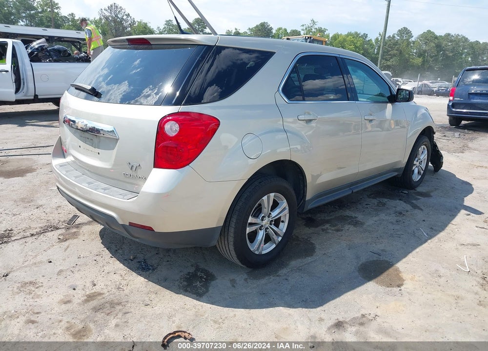 2013 CHEVROLET EQUINOX LS VIN: 1GNALBEK9DZ119854