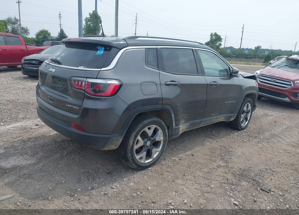 2019 JEEP COMPASS LIMITED 4X4 VIN: 3C4NJDCB4KT665965
