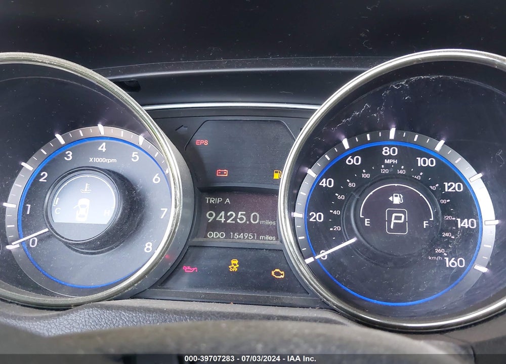 2012 HYUNDAI SONATA GLS VIN: 5NPEB4AC5CH409926