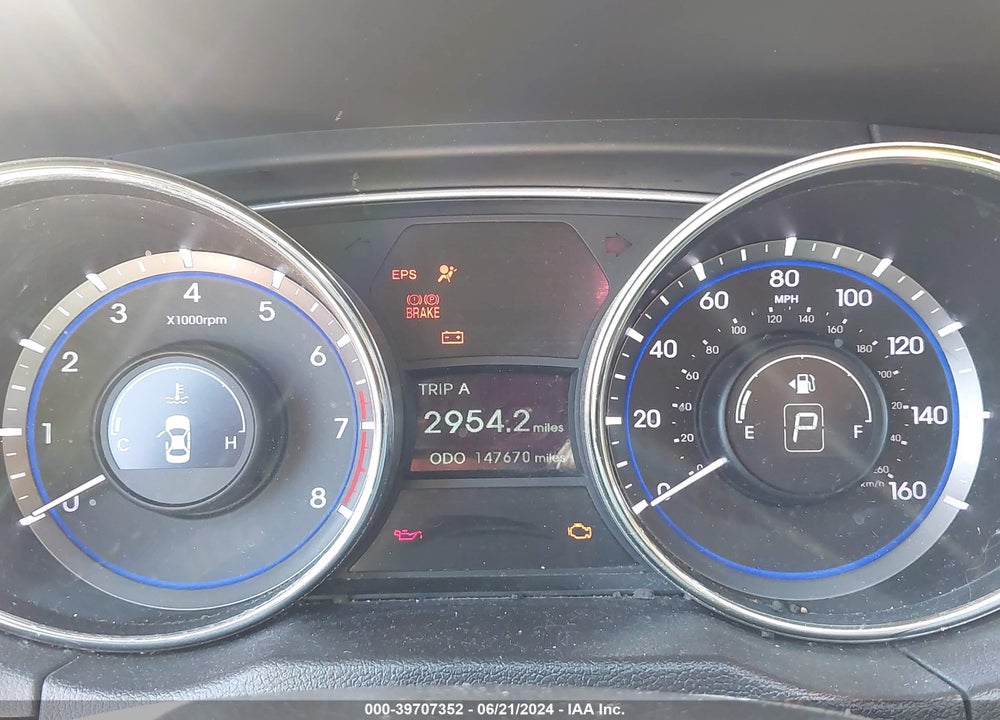 2011 HYUNDAI SONATA GLS VIN: 5NPEB4AC6BH054506