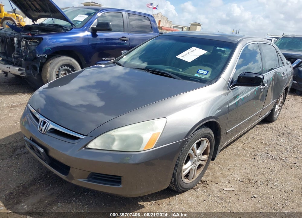 2007 HONDA ACCORD 2.4 EX VIN: 1HGCM56877A161351