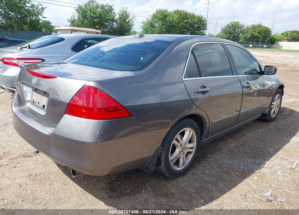 2007 HONDA ACCORD 2.4 EX VIN: 1HGCM56877A161351