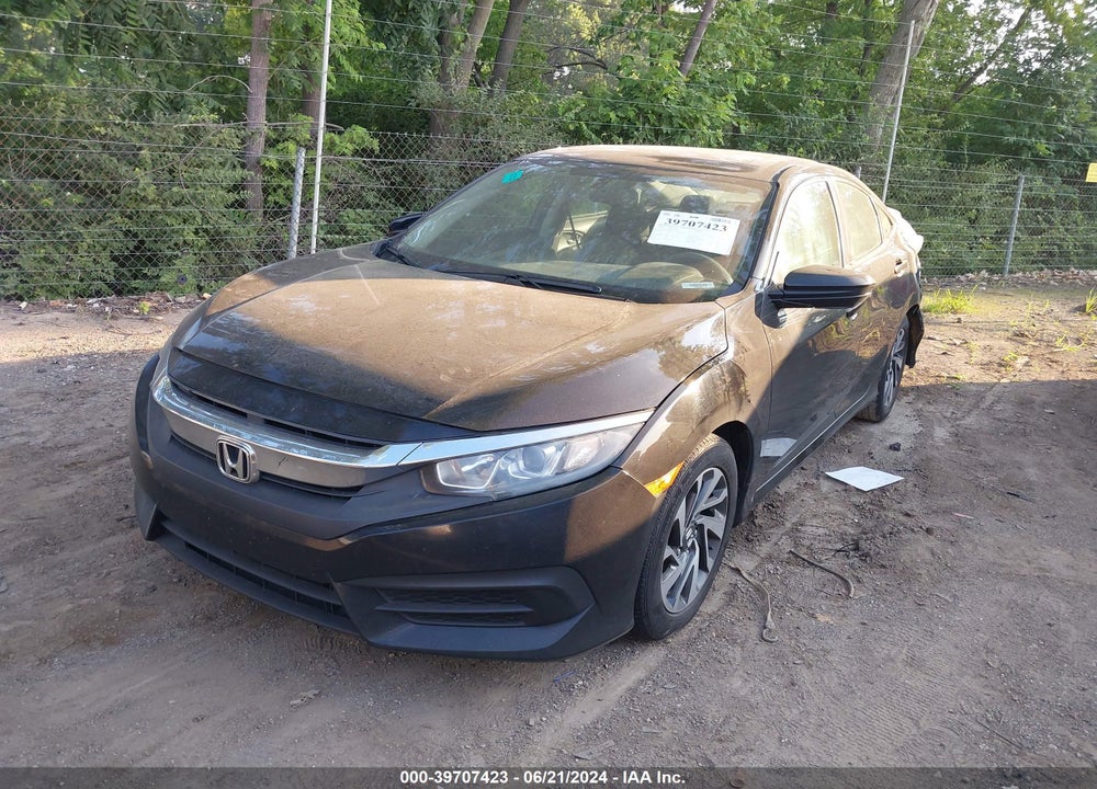 2018 HONDA CIVIC EX VIN: 19XFC2F78JE011354