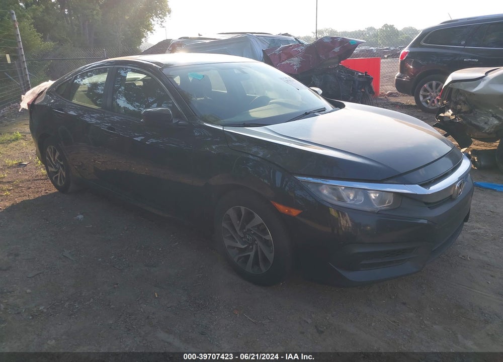 2018 HONDA CIVIC EX VIN: 19XFC2F78JE011354