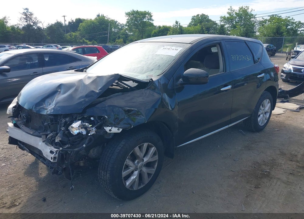 2014 NISSAN MURANO S VIN: JN8AZ1MU0EW404017