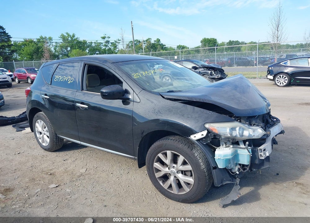 2014 NISSAN MURANO S VIN: JN8AZ1MU0EW404017