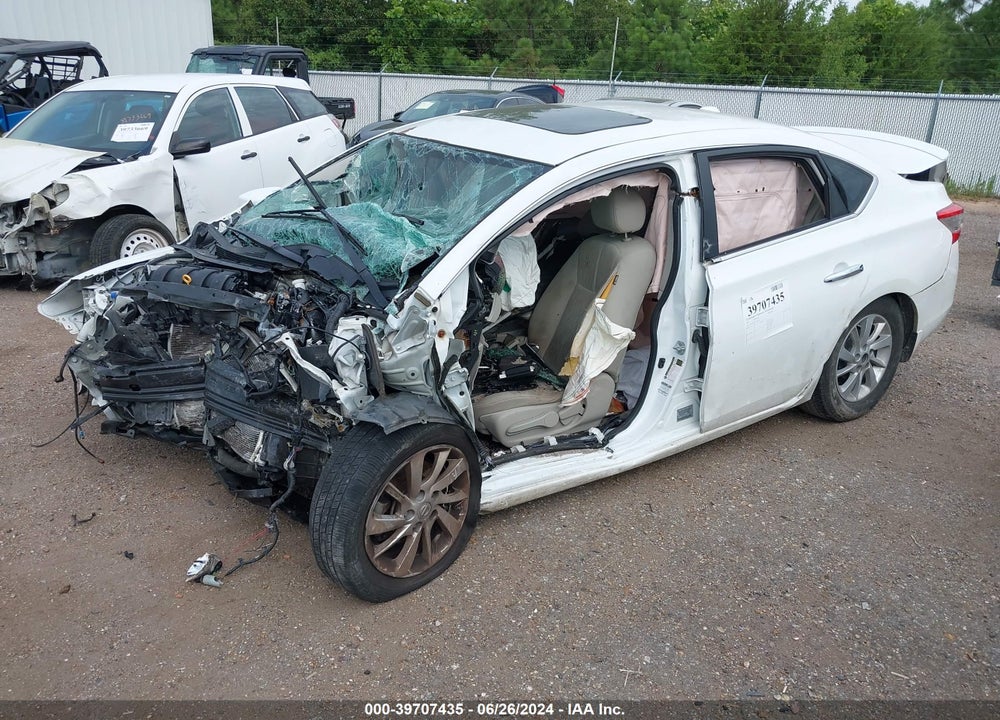 2015 NISSAN SENTRA SV VIN: 3N1AB7AP1FY284775