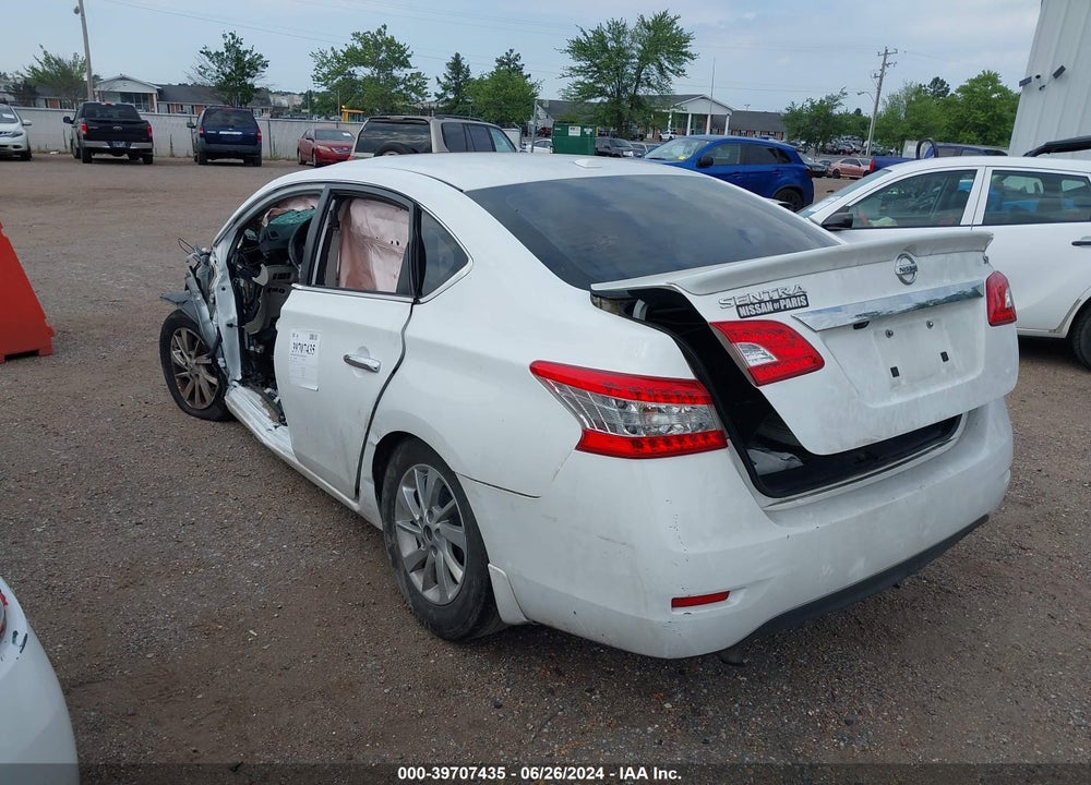 2015 NISSAN SENTRA SV VIN: 3N1AB7AP1FY284775