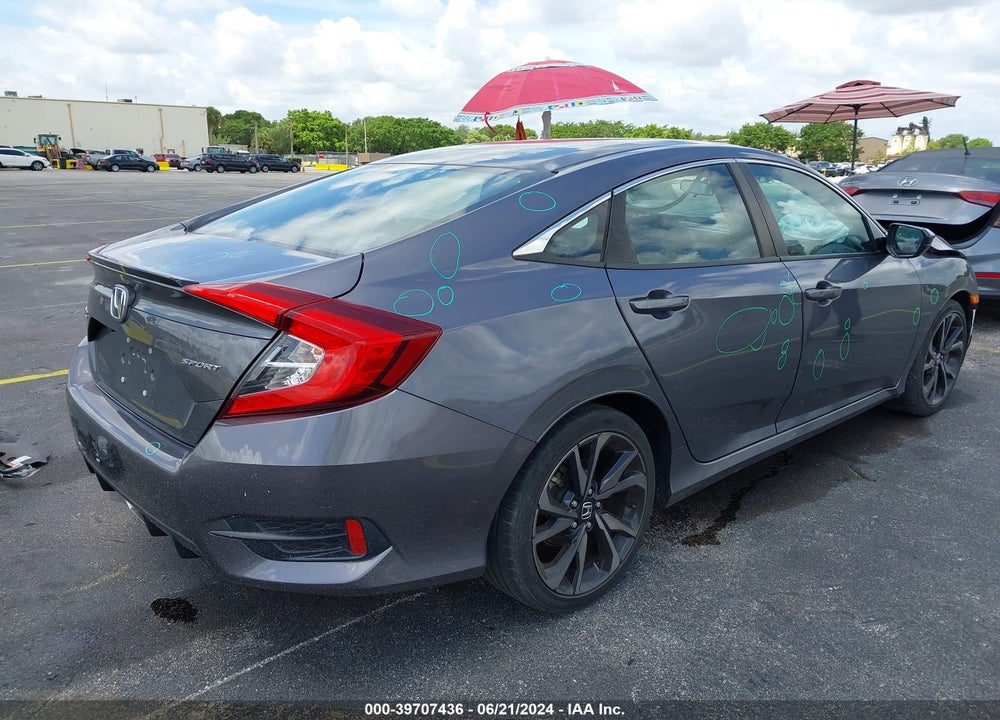 2020 HONDA CIVIC SPORT VIN: 2HGFC2F85LH521890