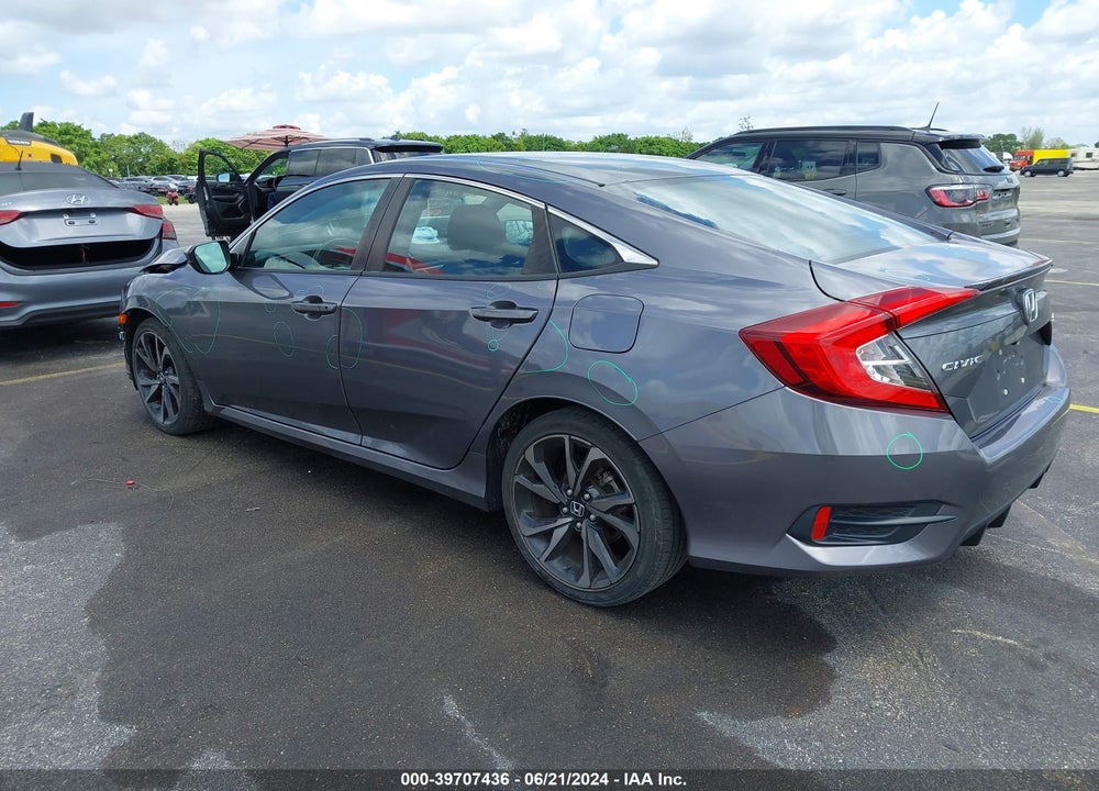 2020 HONDA CIVIC SPORT VIN: 2HGFC2F85LH521890