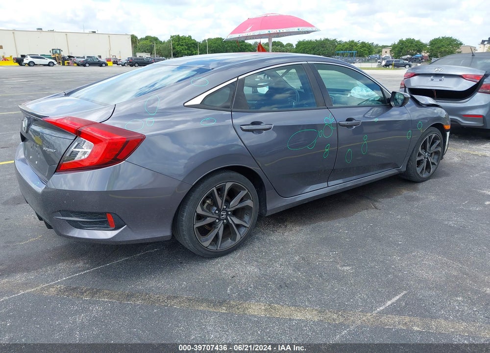 2020 HONDA CIVIC SPORT VIN: 2HGFC2F85LH521890