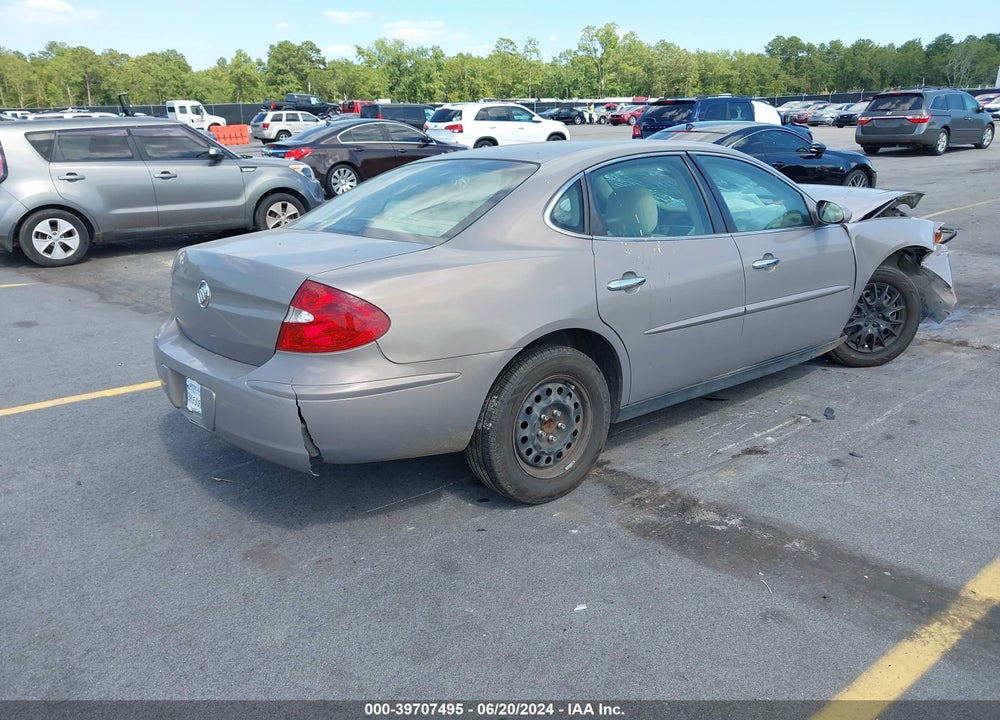 2006 BUICK LACROSSE CX VIN: 2G4WC582861253600