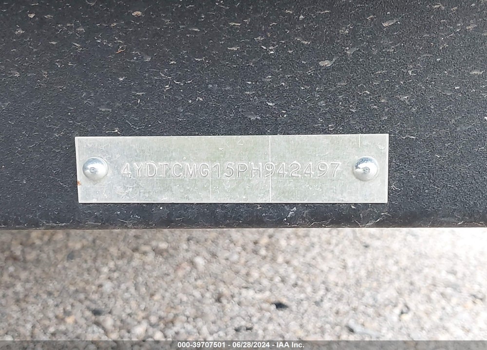 2023 COLEMAN TRAVEL TRAILER VIN: 4YDTCMG15PH942497