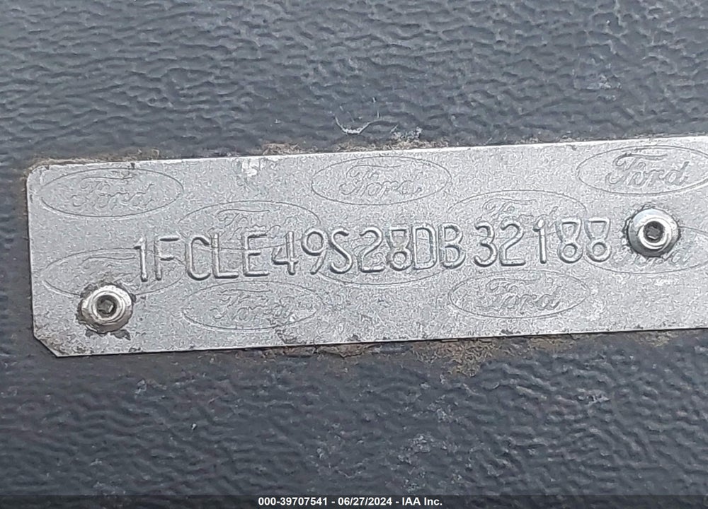 2008 FORD E-450 STRIPPED VIN: 1FCLE49S28DB32188