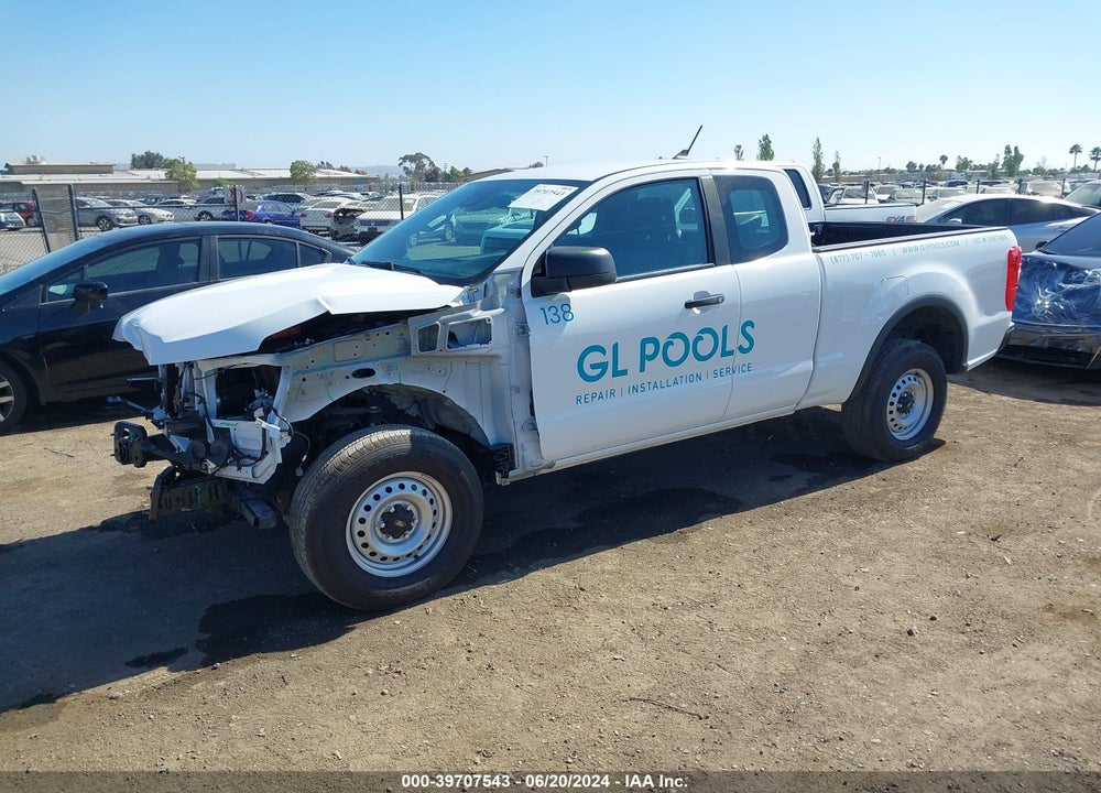 2022 FORD RANGER XL VIN: 1FTER1EH1NLD49660
