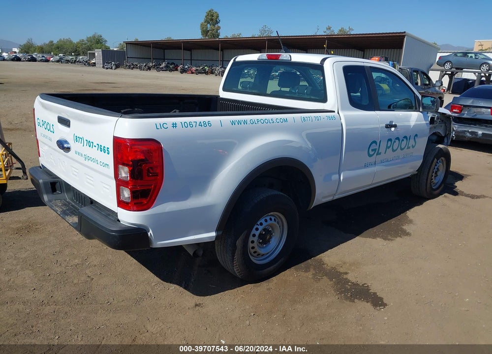 2022 FORD RANGER XL VIN: 1FTER1EH1NLD49660