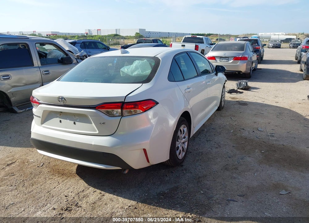 2020 TOYOTA COROLLA LE VIN: JTDEPRAE7LJ077463