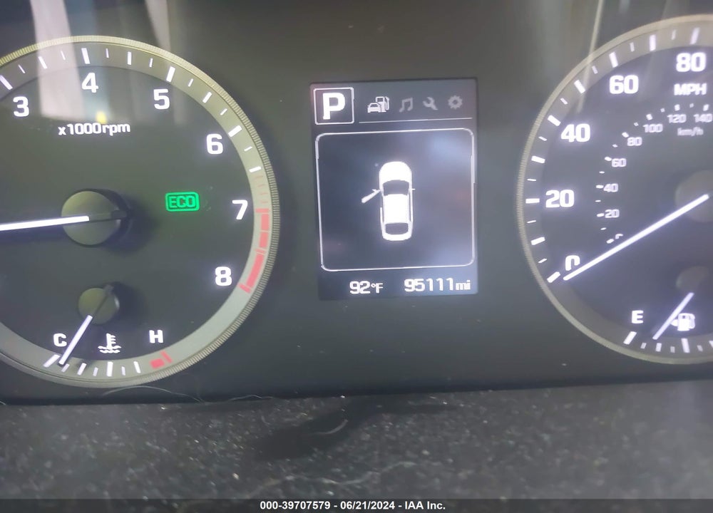 2015 HYUNDAI SONATA SE VIN: 5NPE24AF9FH185008