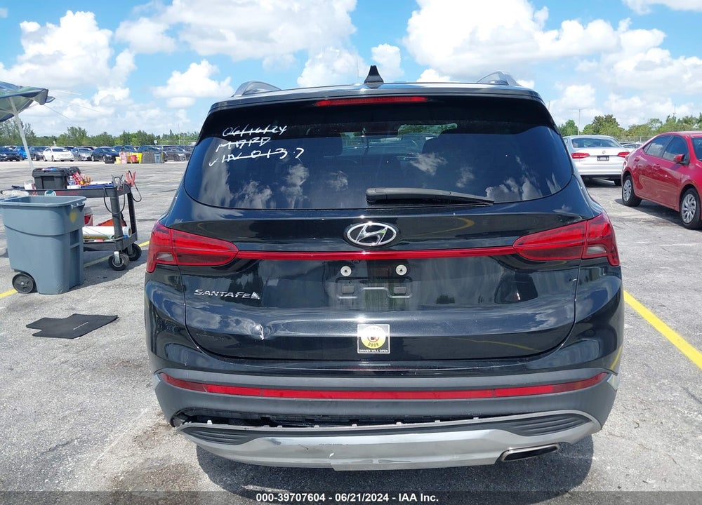 2022 HYUNDAI SANTA FE SEL VIN: 5NMS64AJ6NH375338