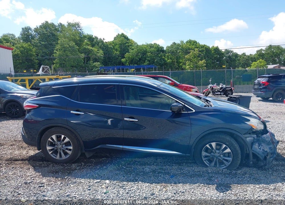 2016 NISSAN MURANO SL VIN: 5N1AZ2MHXGN105840