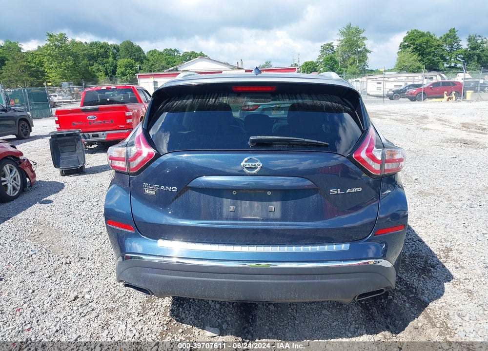 2016 NISSAN MURANO SL VIN: 5N1AZ2MHXGN105840