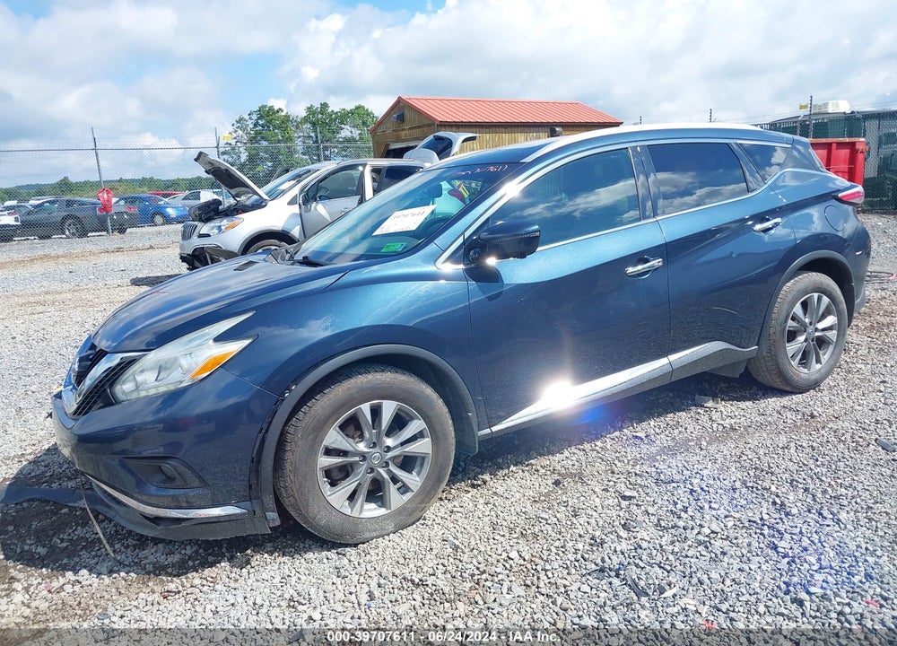 2016 NISSAN MURANO SL VIN: 5N1AZ2MHXGN105840