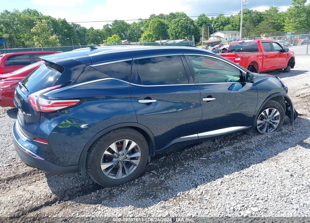 2016 NISSAN MURANO SL VIN: 5N1AZ2MHXGN105840