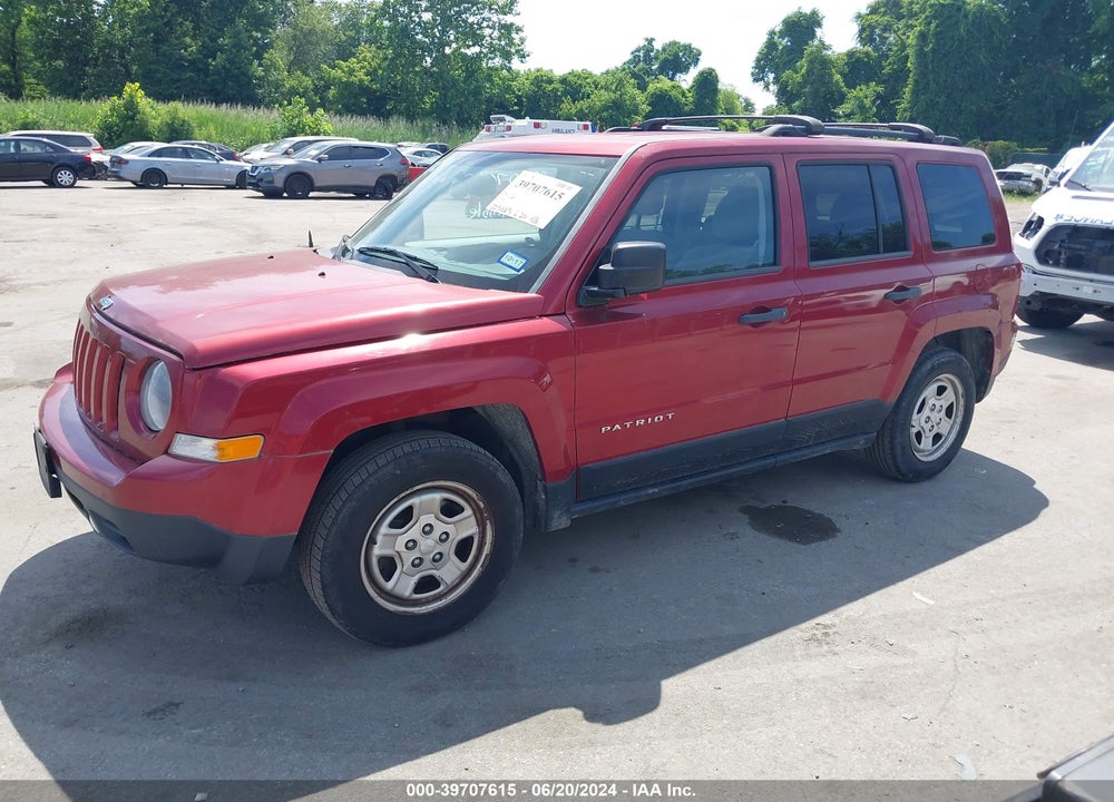 2015 JEEP PATRIOT SPORT VIN: 1C4NJPBB7FD387593