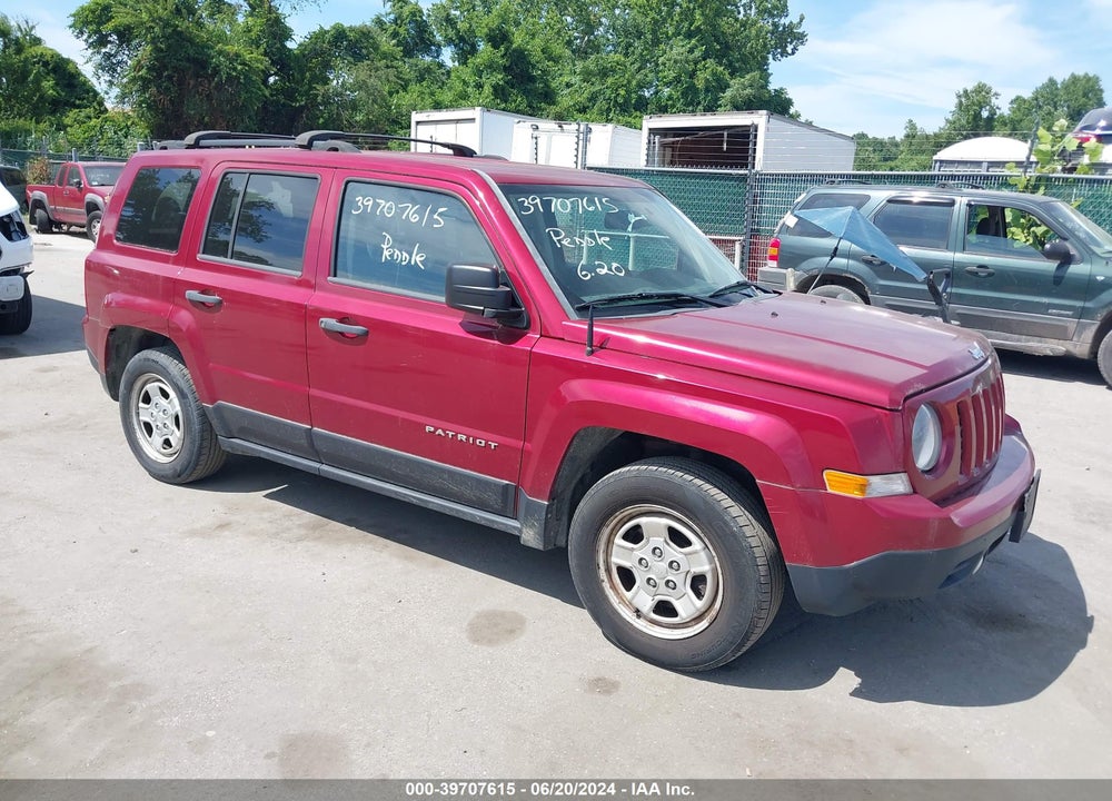 2015 JEEP PATRIOT SPORT VIN: 1C4NJPBB7FD387593