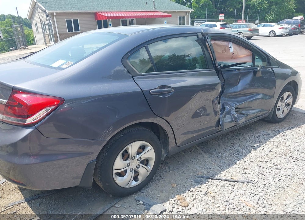 2015 HONDA CIVIC LX VIN: 19XFB2F50FE245531