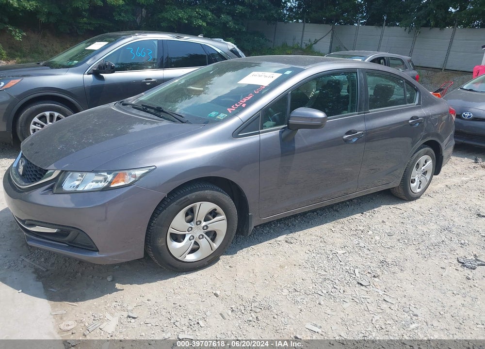 2015 HONDA CIVIC LX VIN: 19XFB2F50FE245531