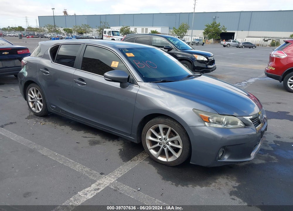 2012 LEXUS CT 200H PREMIUM VIN: JTHKD5BH4C2059931