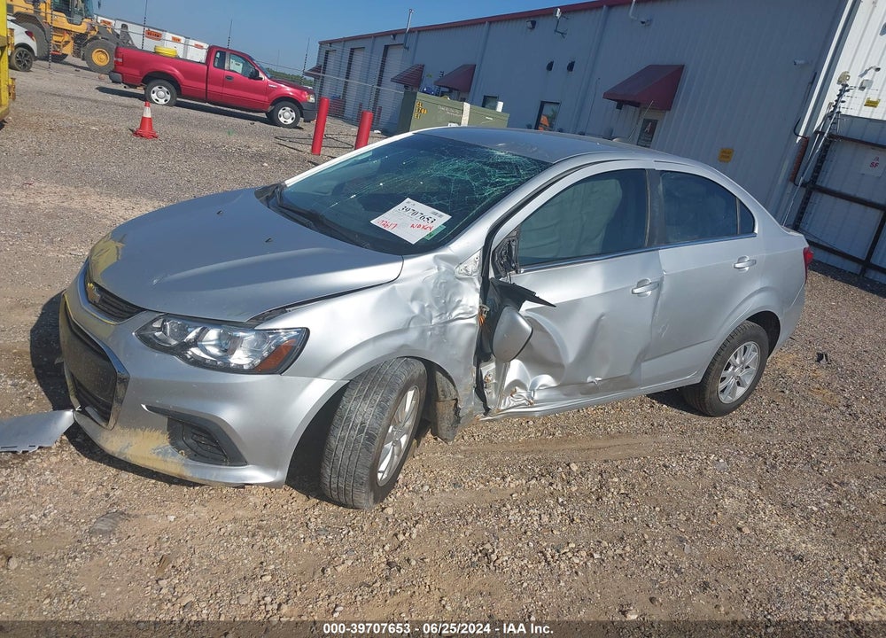 2018 CHEVROLET SONIC LT AUTO VIN: 1G1JD5SH2J4124153