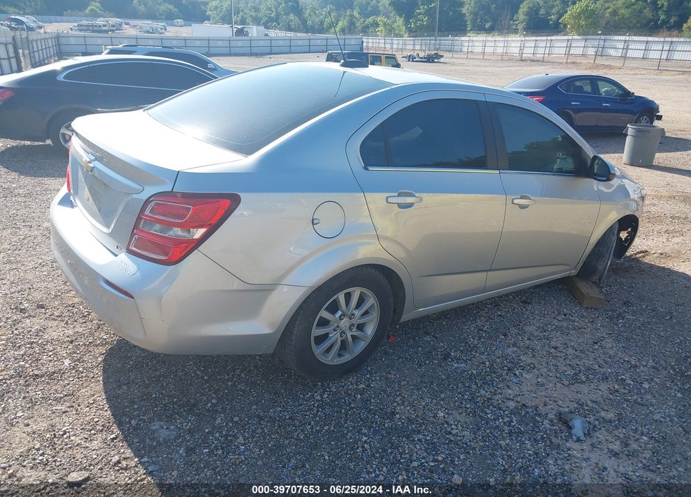 2018 CHEVROLET SONIC LT AUTO VIN: 1G1JD5SH2J4124153